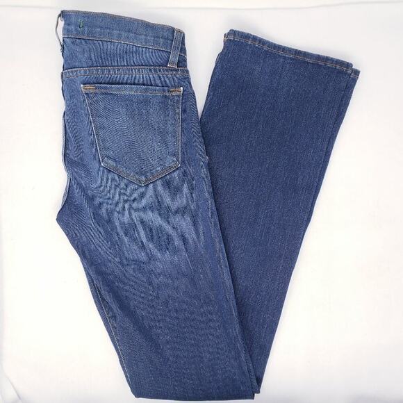 J Brand Classic Slim Boot Cut Mide Rise Medium - Dark Wash Denim Jeans Size 26 - Picture 2 of 7